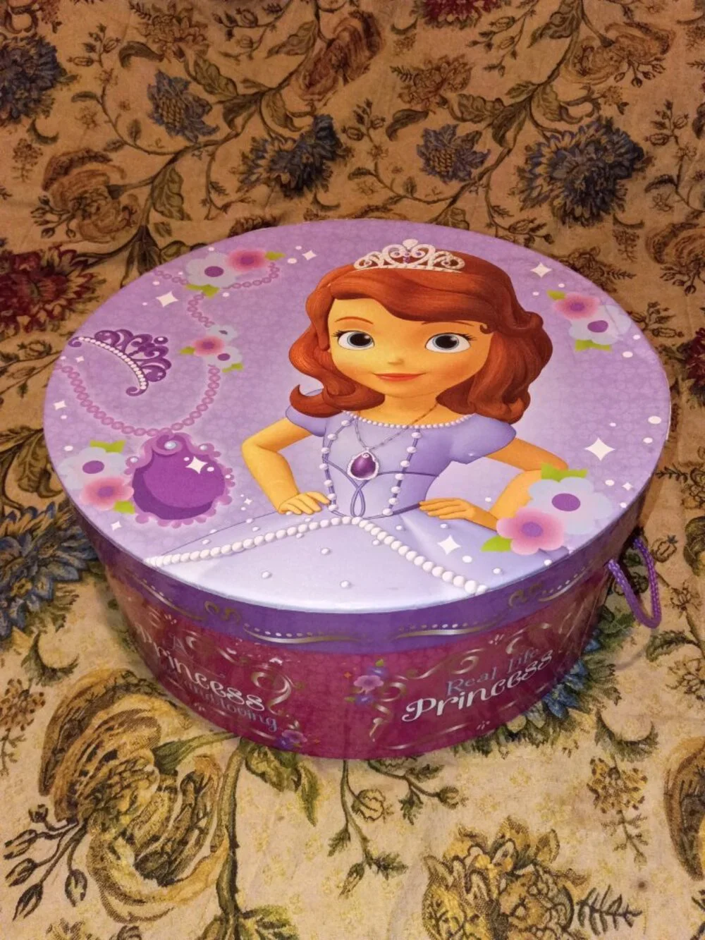 PURPLE AND PINK SET OF 3 PRINCESS NESTING STORAGE BOXES